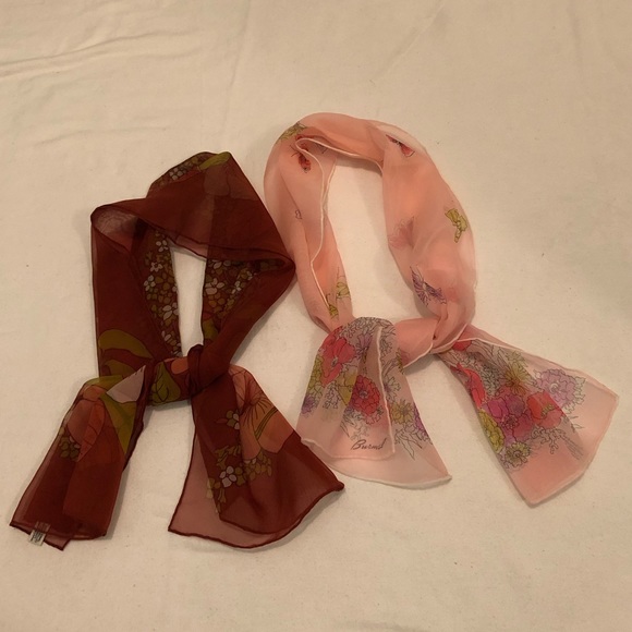 Two Vintage Scarves - Picture 2 of 6